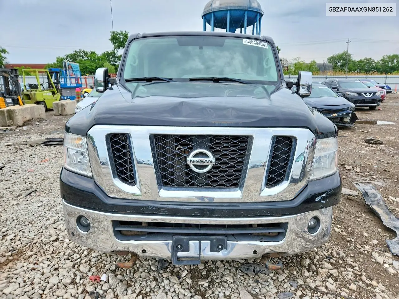 2016 Nissan Nv 3500 Hd Sl VIN: 5BZAF0AAXGN851262 Lot: 53840406