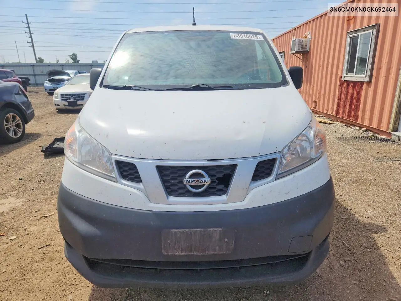 2016 Nissan Nv200 Sv VIN: 3N6CM0KN0GK692464 Lot: 53918026