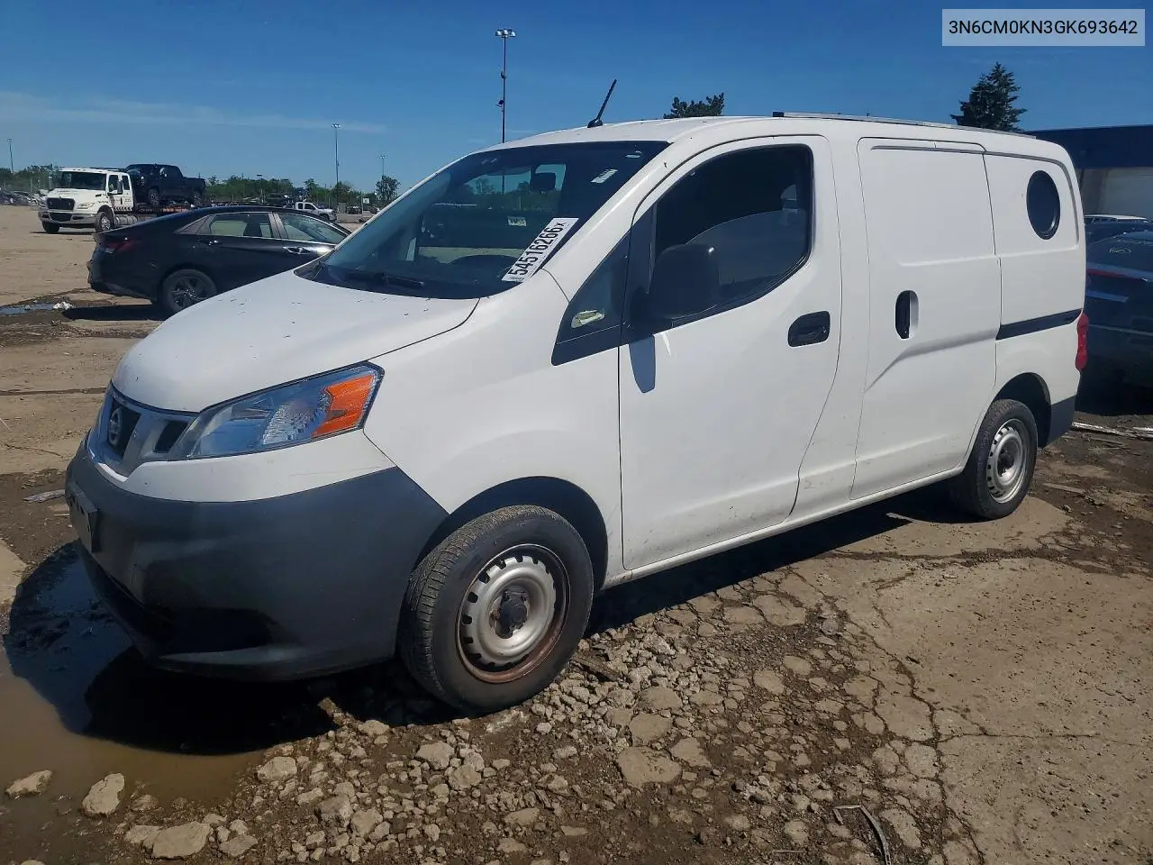 2016 Niss Nv200 Sv VIN: 3N6CM0KN3GK693642 Lot: 54516266