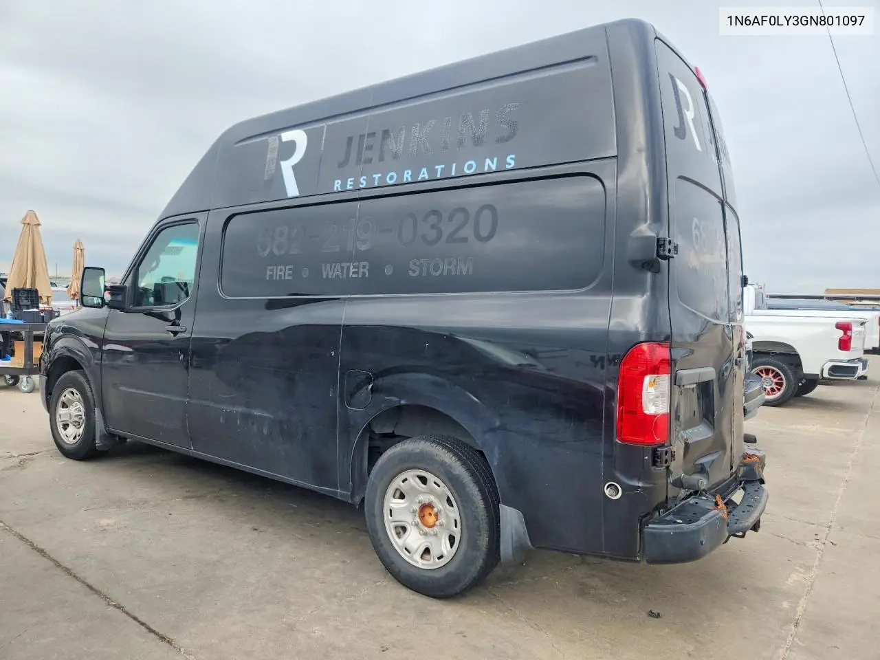 2016 Nissan Nv 2500 VIN: 1N6AF0LY3GN801097 Lot: 57034586