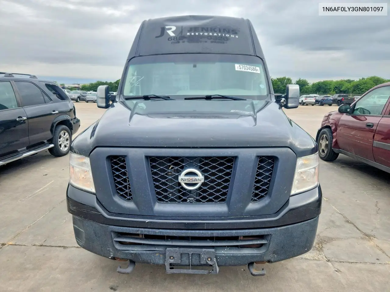 2016 Nissan Nv 2500 VIN: 1N6AF0LY3GN801097 Lot: 57034586