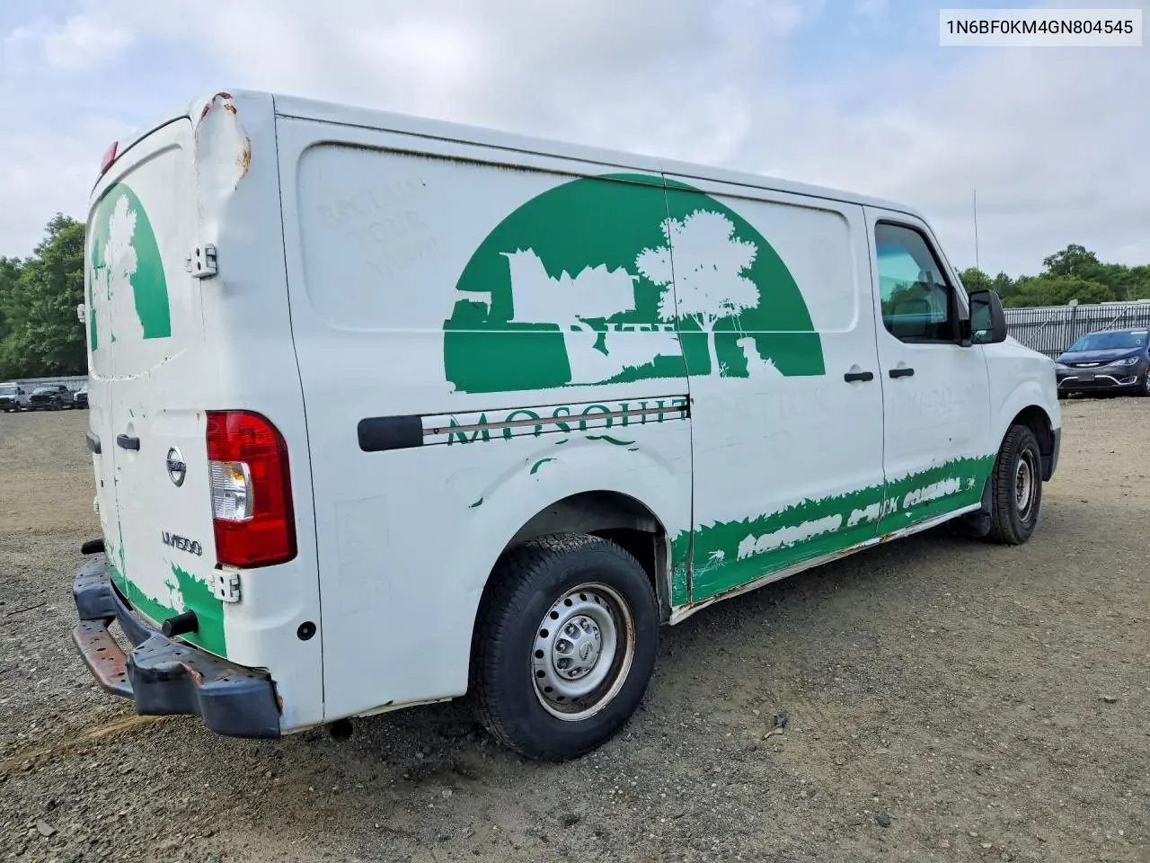 2016 Nissan Nv 1500 S VIN: 1N6BF0KM4GN804545 Lot: 58967636