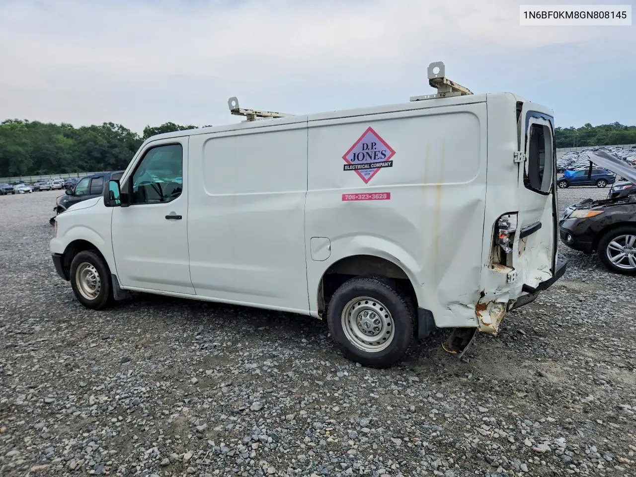 2016 Nissan Nv 1500 S VIN: 1N6BF0KM8GN808145 Lot: 59221266