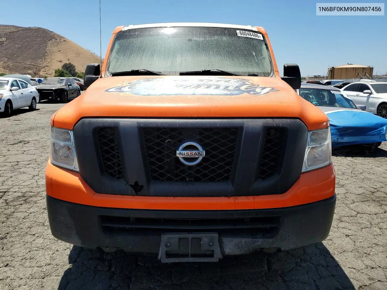 2016 Nissan Nv 1500 Delivery Van VIN: 1N6BF0KM9GN807456 Lot: 60048486