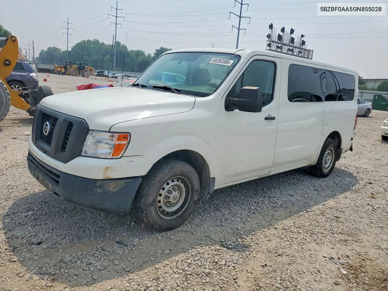 2016 Nissan Nv 3500 Hd S VIN: 5BZBF0AA5GN855028 Lot: 60392806