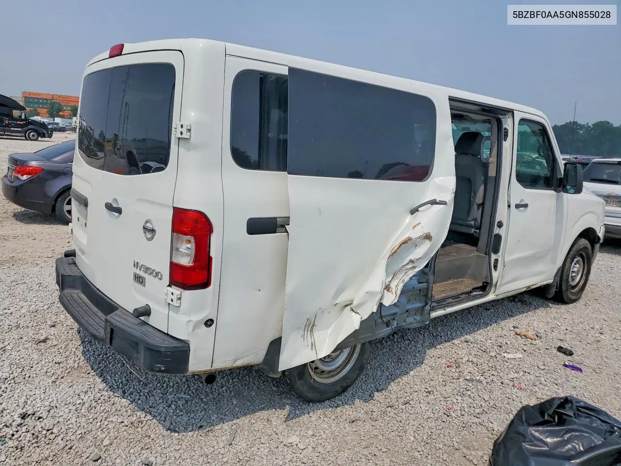 2016 Nissan Nv 3500 Hd S VIN: 5BZBF0AA5GN855028 Lot: 60392806