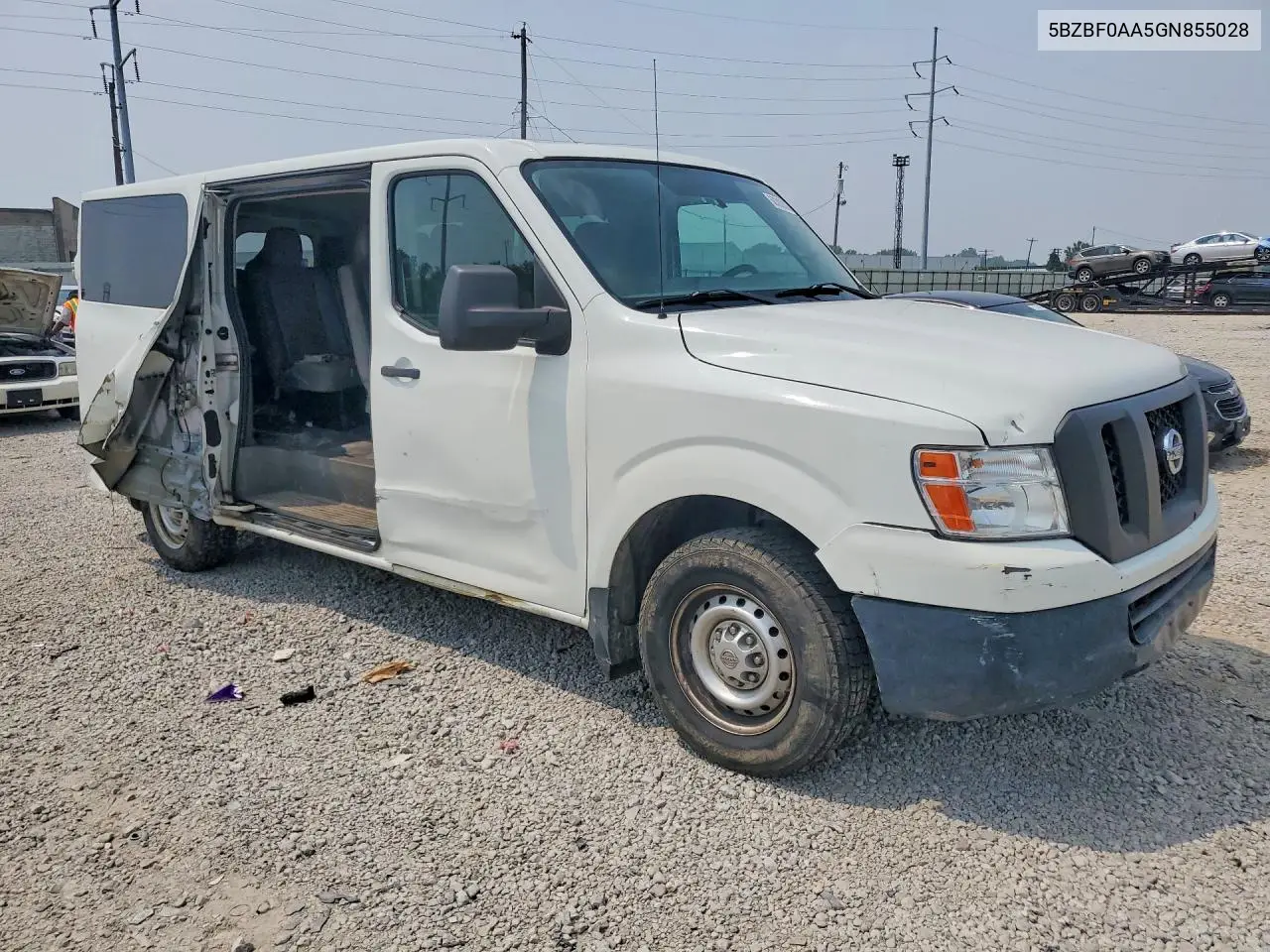2016 Nissan Nv 3500 Hd S VIN: 5BZBF0AA5GN855028 Lot: 60392806
