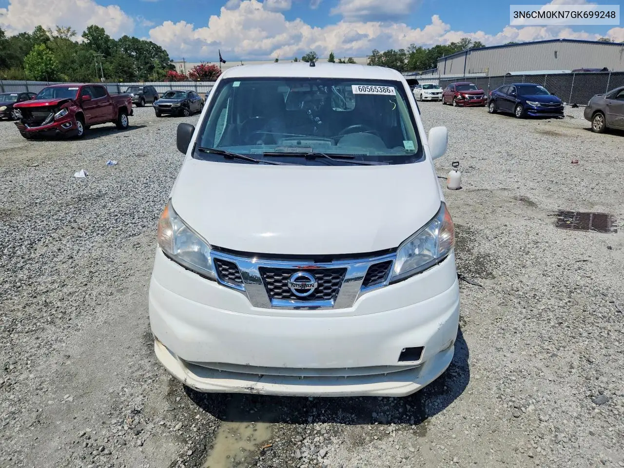 2016 Nissan Nv200 Sv VIN: 3N6CM0KN7GK699248 Lot: 60565386