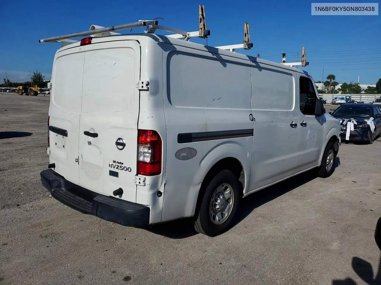 2016 Nissan Nv 2500 Hd Sv Cargo VIN: 1N6BF0KY5GN803438 Lot: 60901516