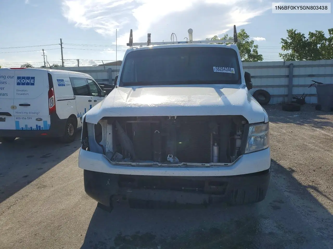 2016 Nissan Nv 2500 Hd Sv Cargo VIN: 1N6BF0KY5GN803438 Lot: 60901516