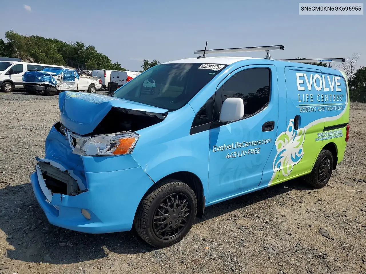 2016 Nissan Nv200 Sv VIN: 3N6CM0KN6GK696955 Lot: 62091796