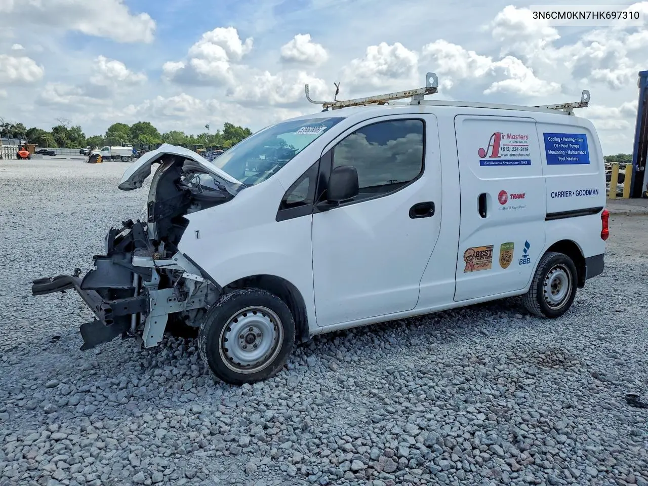 2017 Nissan Nv200 Delivery Van VIN: 3N6CM0KN7HK697310 Lot: 52862806
