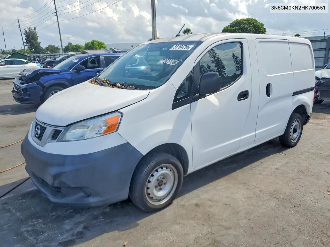 2017 Nissan Nv200 S VIN: 3N6CM0KN2HK700551 Lot: 55164786