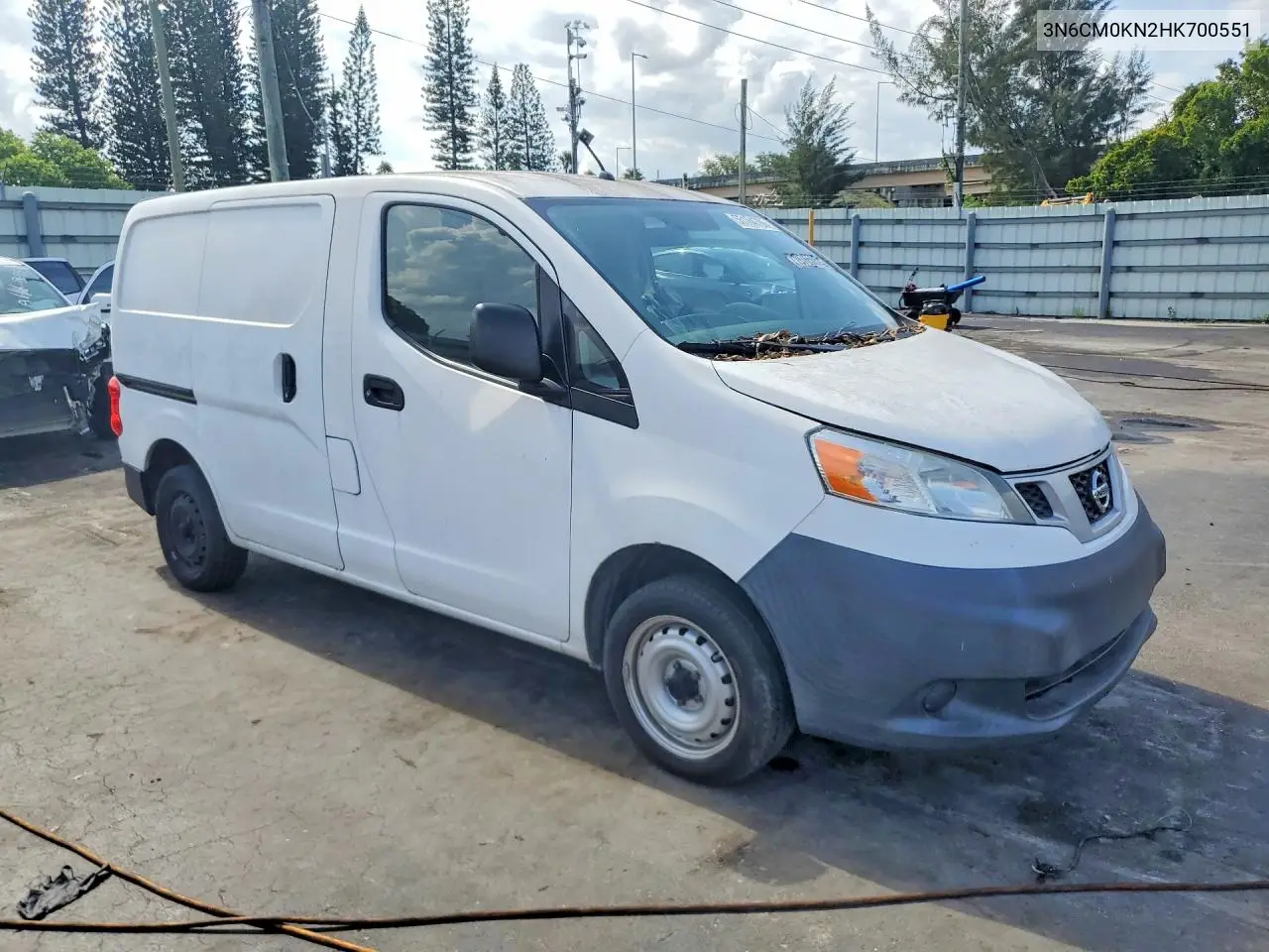 2017 Nissan Nv200 S VIN: 3N6CM0KN2HK700551 Lot: 55164786
