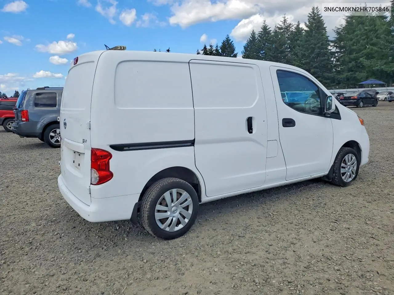 2017 Nissan Nv200 Sv VIN: 3N6CM0KN2HK705846 Lot: 57389166