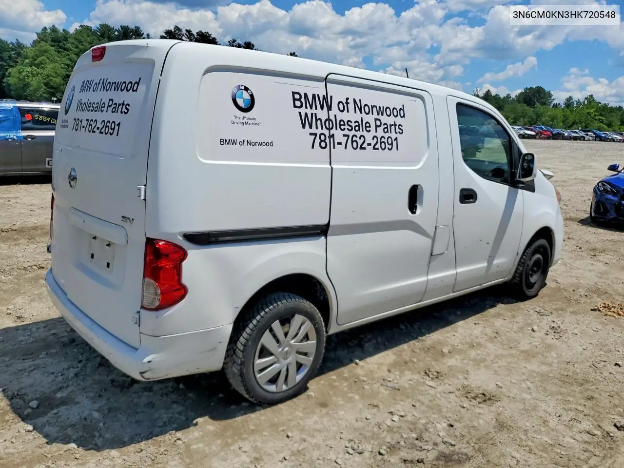 2017 Nissan Nv200 Delivery Van VIN: 3N6CM0KN3HK720548 Lot: 57591036