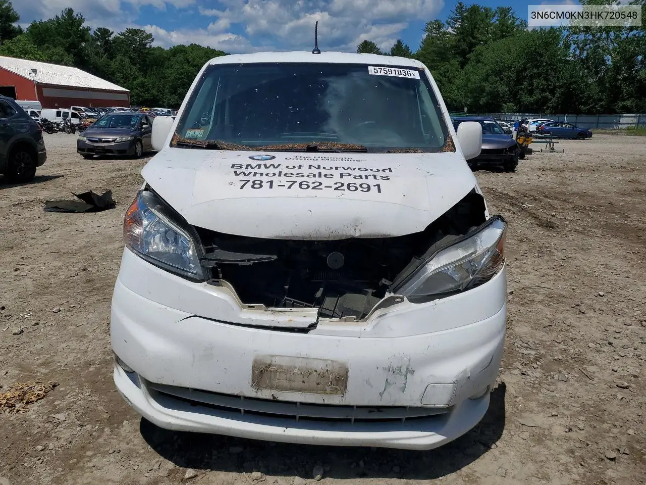 2017 Nissan Nv200 Delivery Van VIN: 3N6CM0KN3HK720548 Lot: 57591036