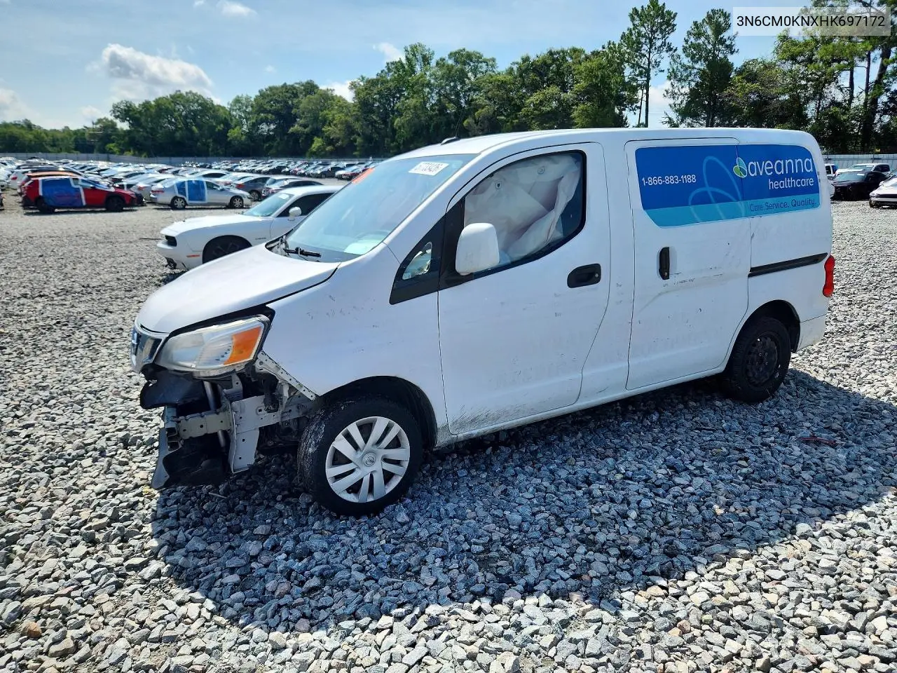 2017 Nissan Nv200 Sv VIN: 3N6CM0KNXHK697172 Lot: 57733426