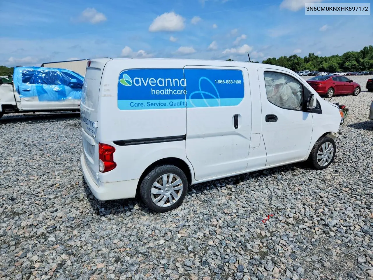 2017 Nissan Nv200 Sv VIN: 3N6CM0KNXHK697172 Lot: 57733426
