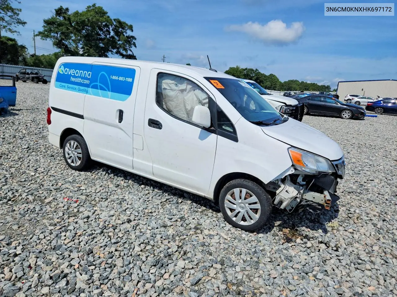 2017 Nissan Nv200 Sv VIN: 3N6CM0KNXHK697172 Lot: 57733426