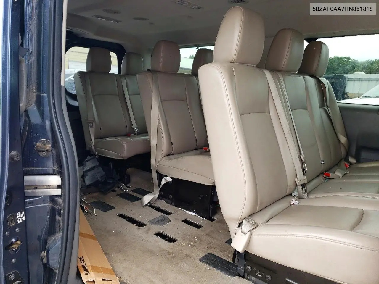 2017 Nissan Nv 3500 Hd Sl VIN: 5BZAF0AA7HN851818 Lot: 58424416
