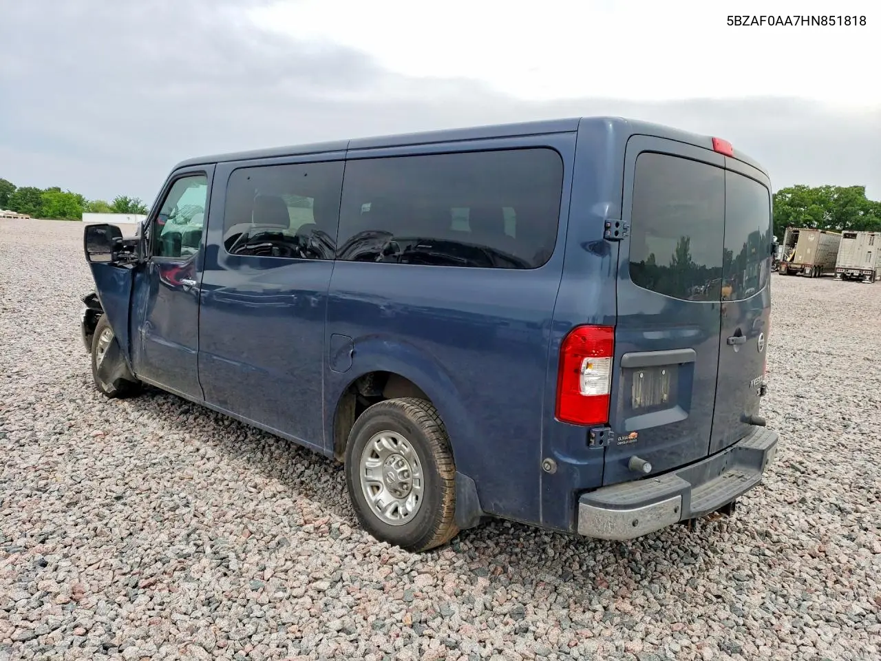 2017 Nissan Nv 3500 Hd Sl VIN: 5BZAF0AA7HN851818 Lot: 58424416