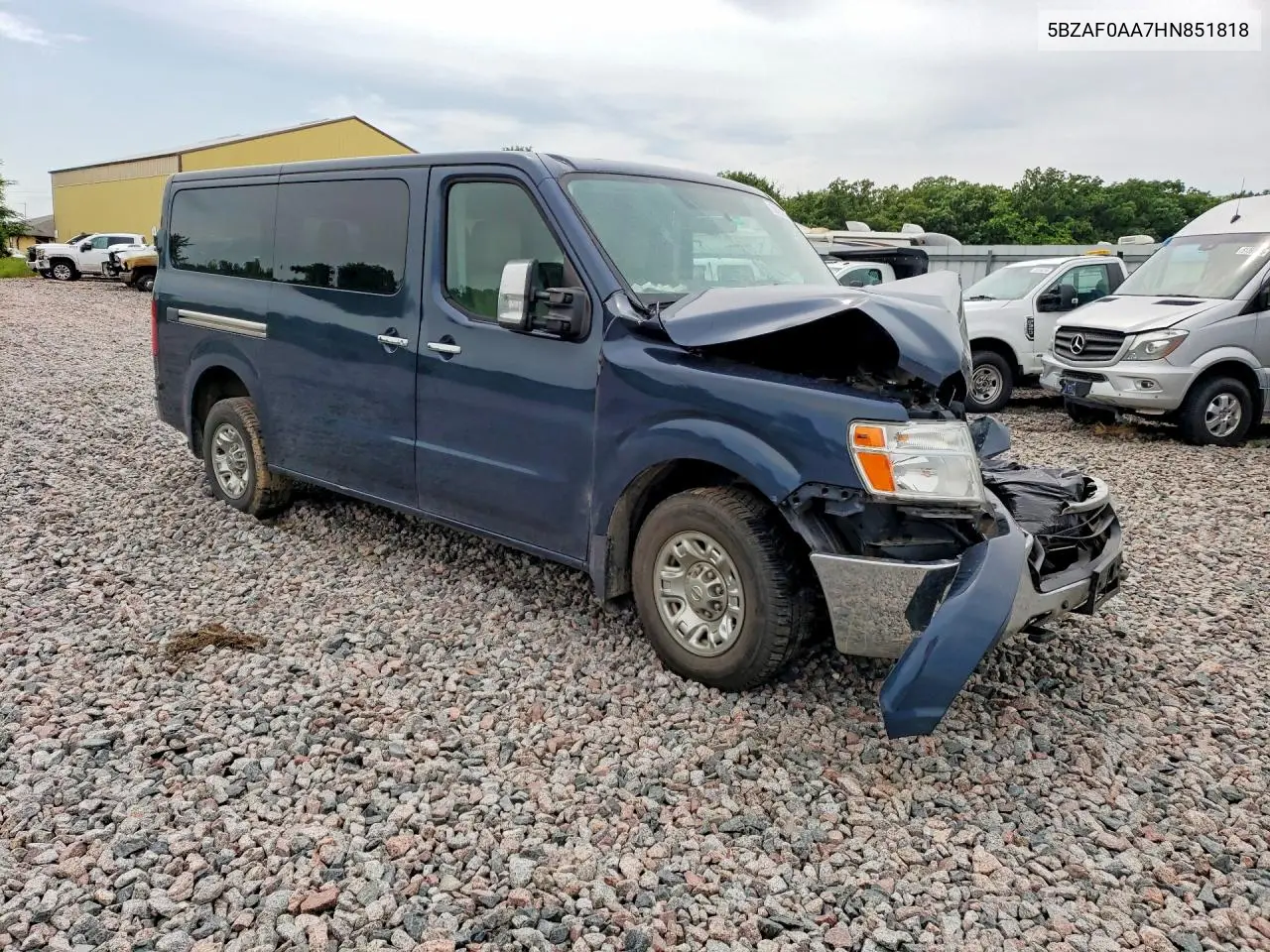 2017 Nissan Nv 3500 Hd Sl VIN: 5BZAF0AA7HN851818 Lot: 58424416