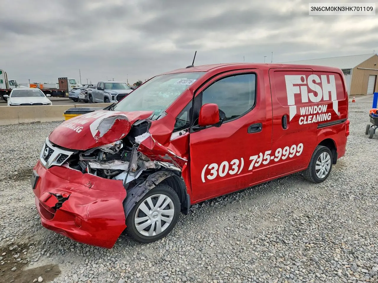 2017 Nissan Nv200 Sv VIN: 3N6CM0KN3HK701109 Lot: 58733716