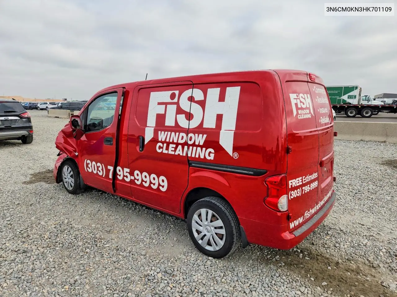 2017 Nissan Nv200 Sv VIN: 3N6CM0KN3HK701109 Lot: 58733716