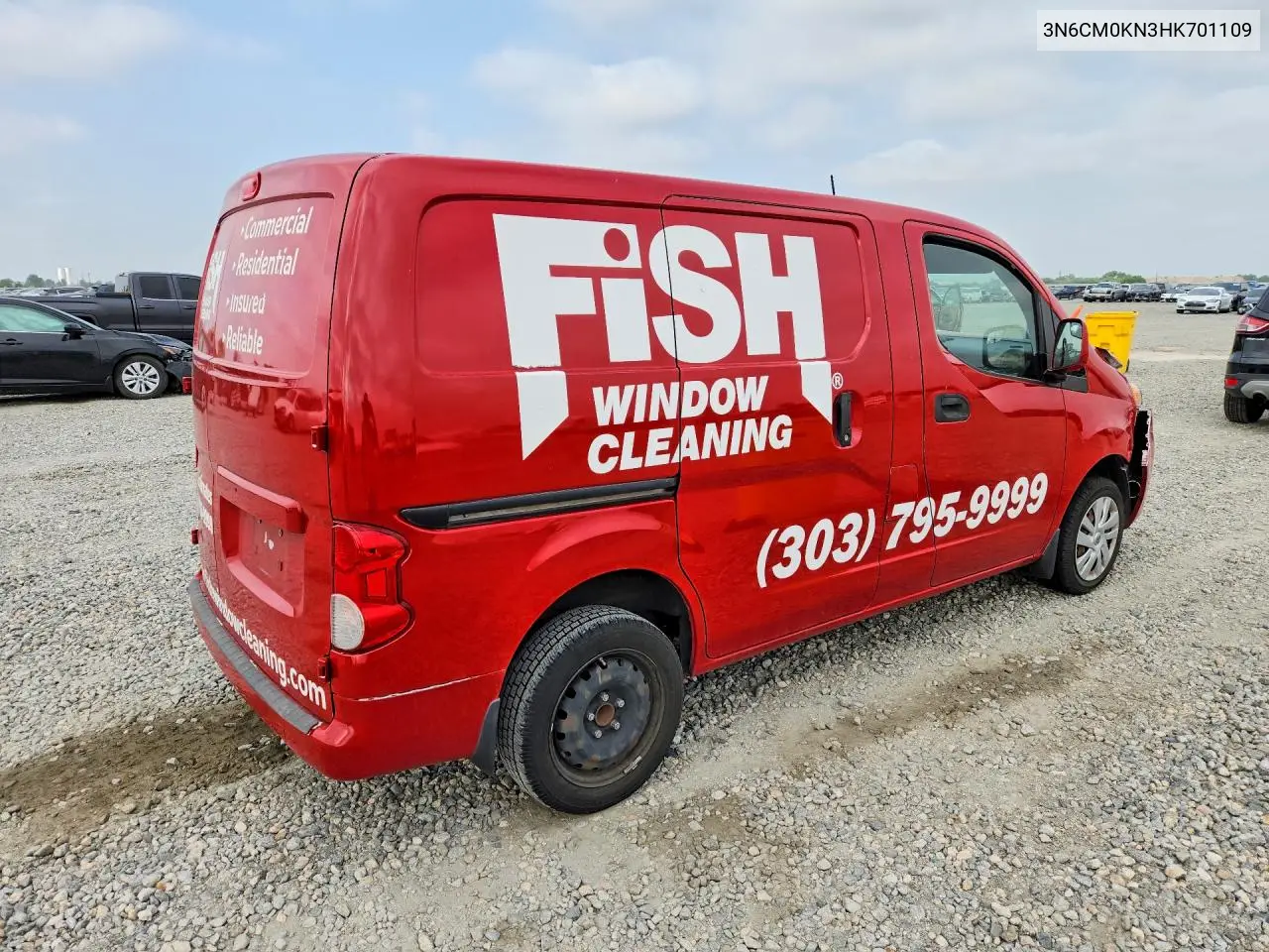 2017 Nissan Nv200 Sv VIN: 3N6CM0KN3HK701109 Lot: 58733716