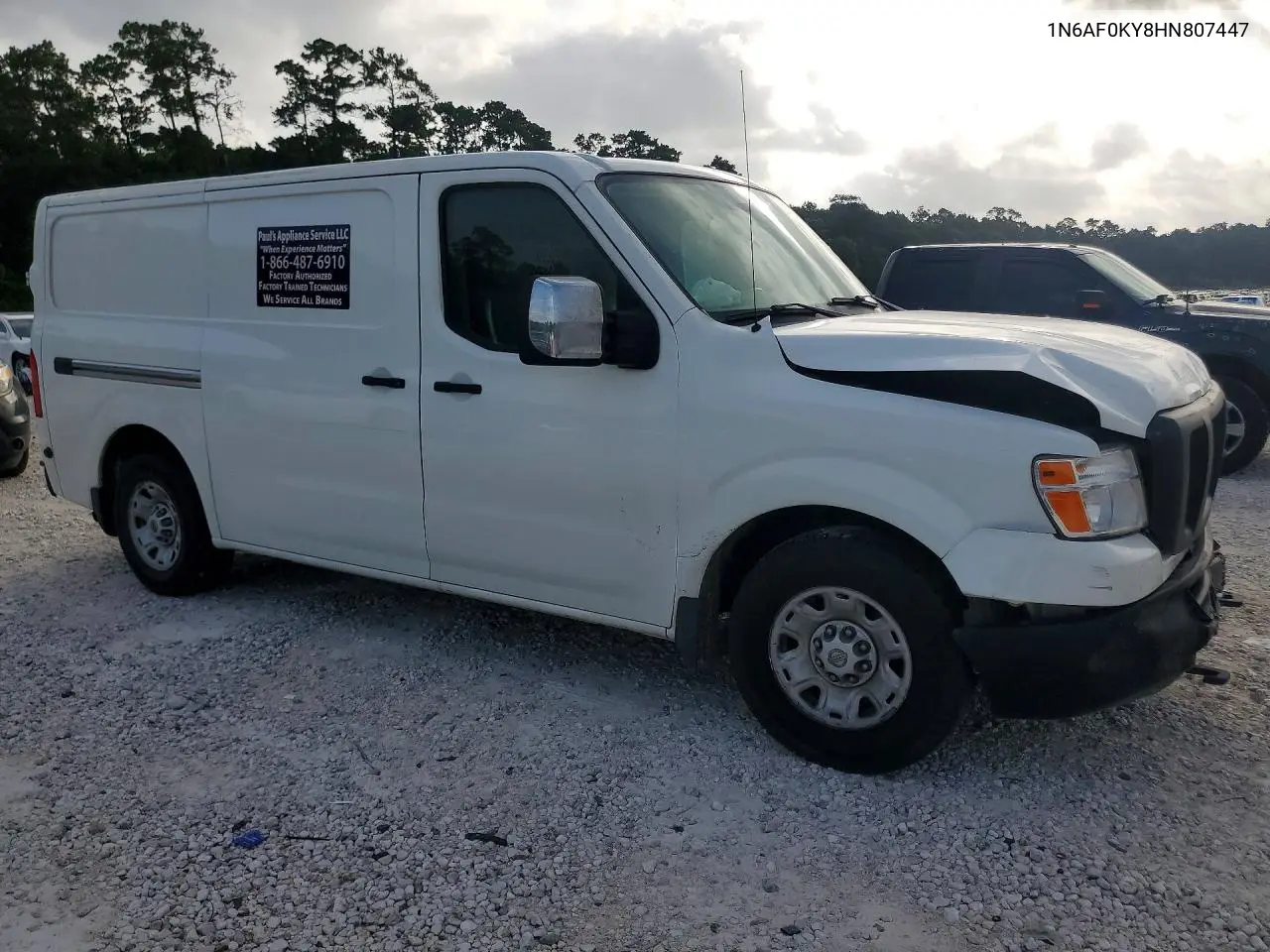 2017 Nissan Nv 3500 Hd Sl VIN: 1N6AF0KY8HN807447 Lot: 58936526