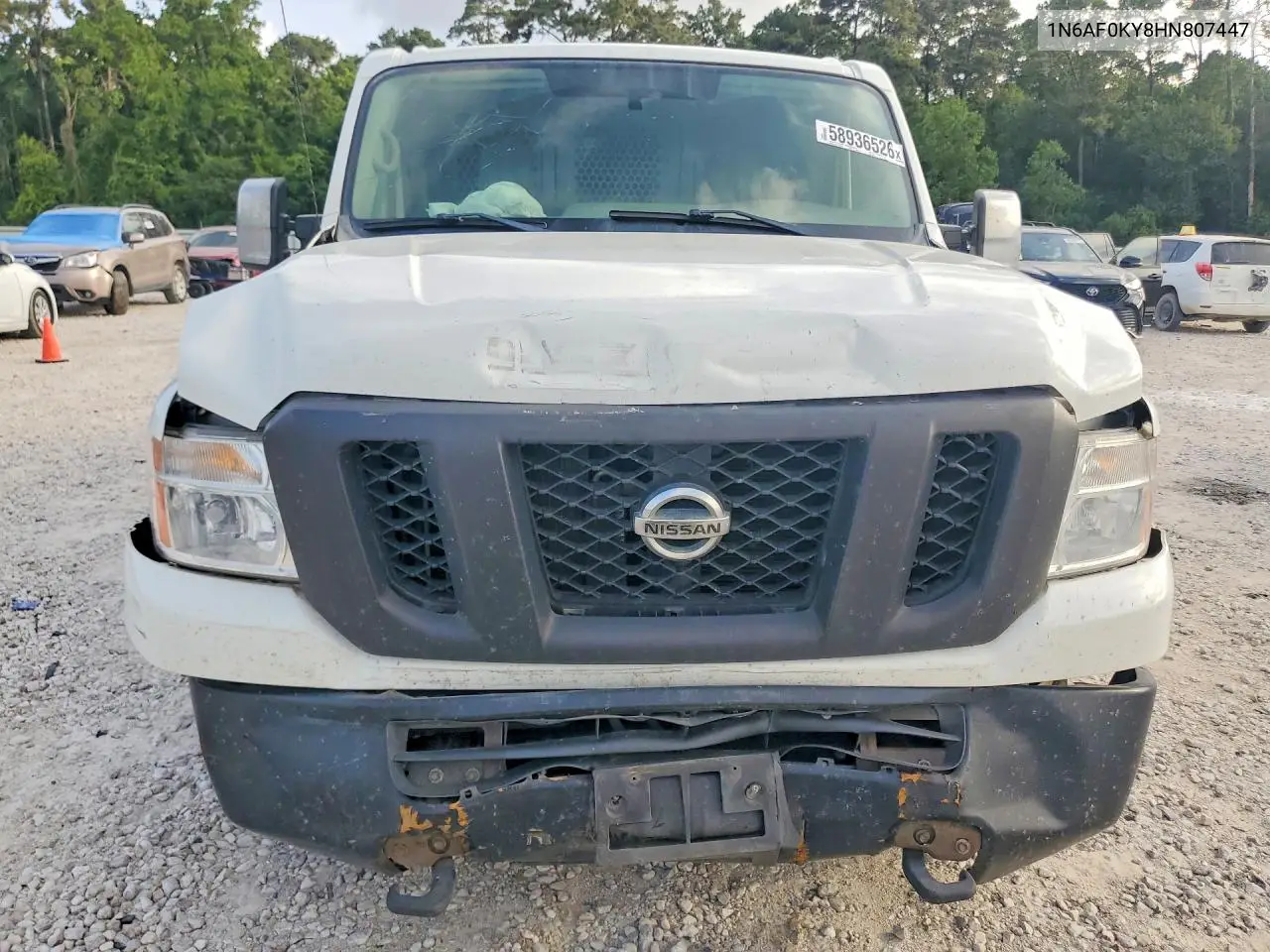 2017 Nissan Nv 3500 Hd Sl VIN: 1N6AF0KY8HN807447 Lot: 58936526