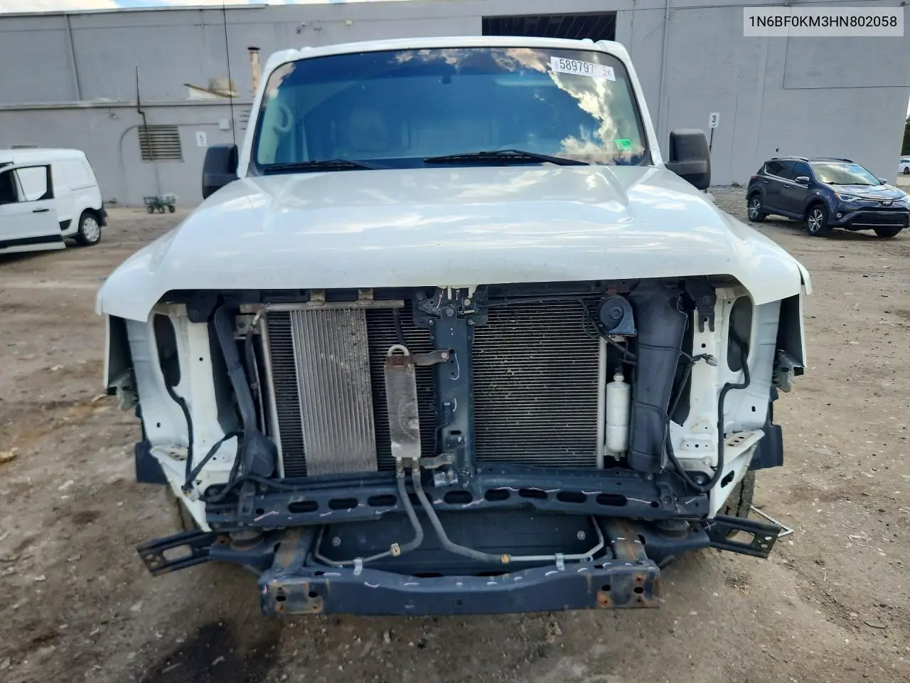2017 Nissan Nv 1500 S VIN: 1N6BF0KM3HN802058 Lot: 58979726