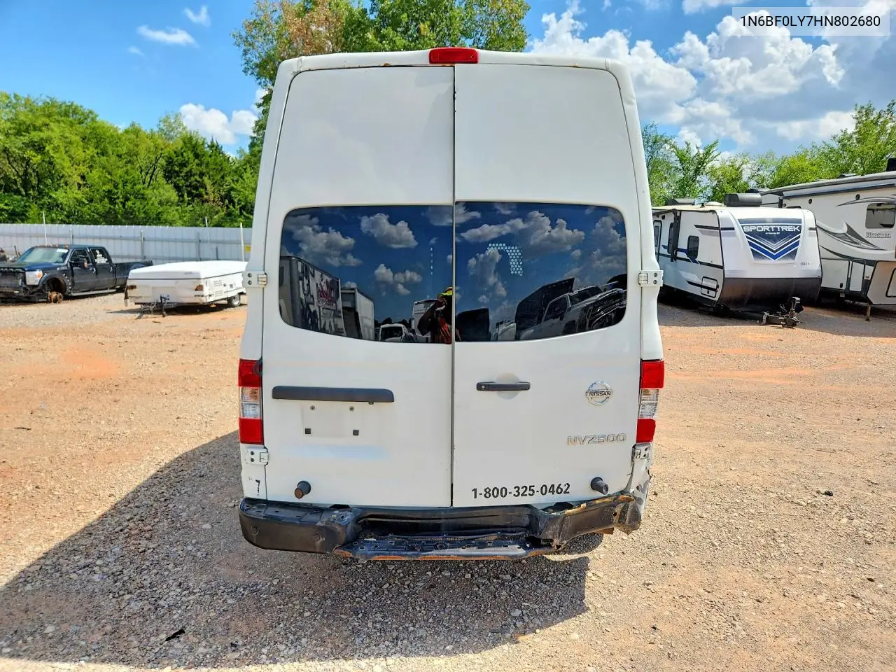 2017 Nissan Nv 2500 Delivery Van VIN: 1N6BF0LY7HN802680 Lot: 59988246