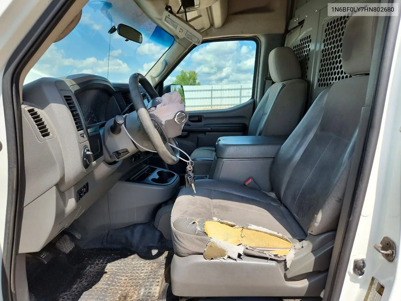 2017 Nissan Nv 2500 Delivery Van VIN: 1N6BF0LY7HN802680 Lot: 59988246