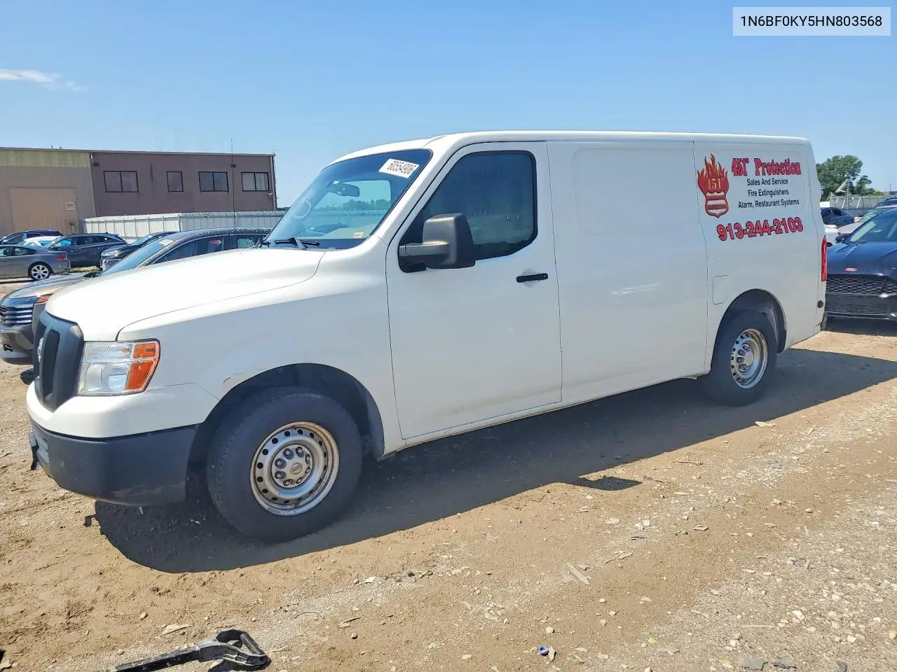 2017 Nissan Nv 2500 Hd S VIN: 1N6BF0KY5HN803568 Lot: 60554906