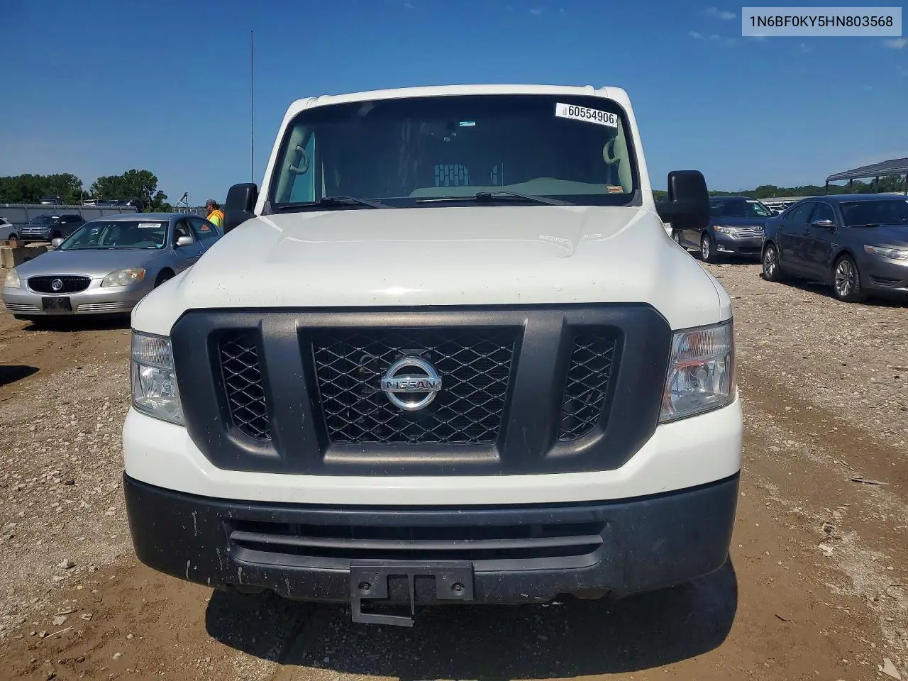 2017 Nissan Nv 2500 Hd S VIN: 1N6BF0KY5HN803568 Lot: 60554906