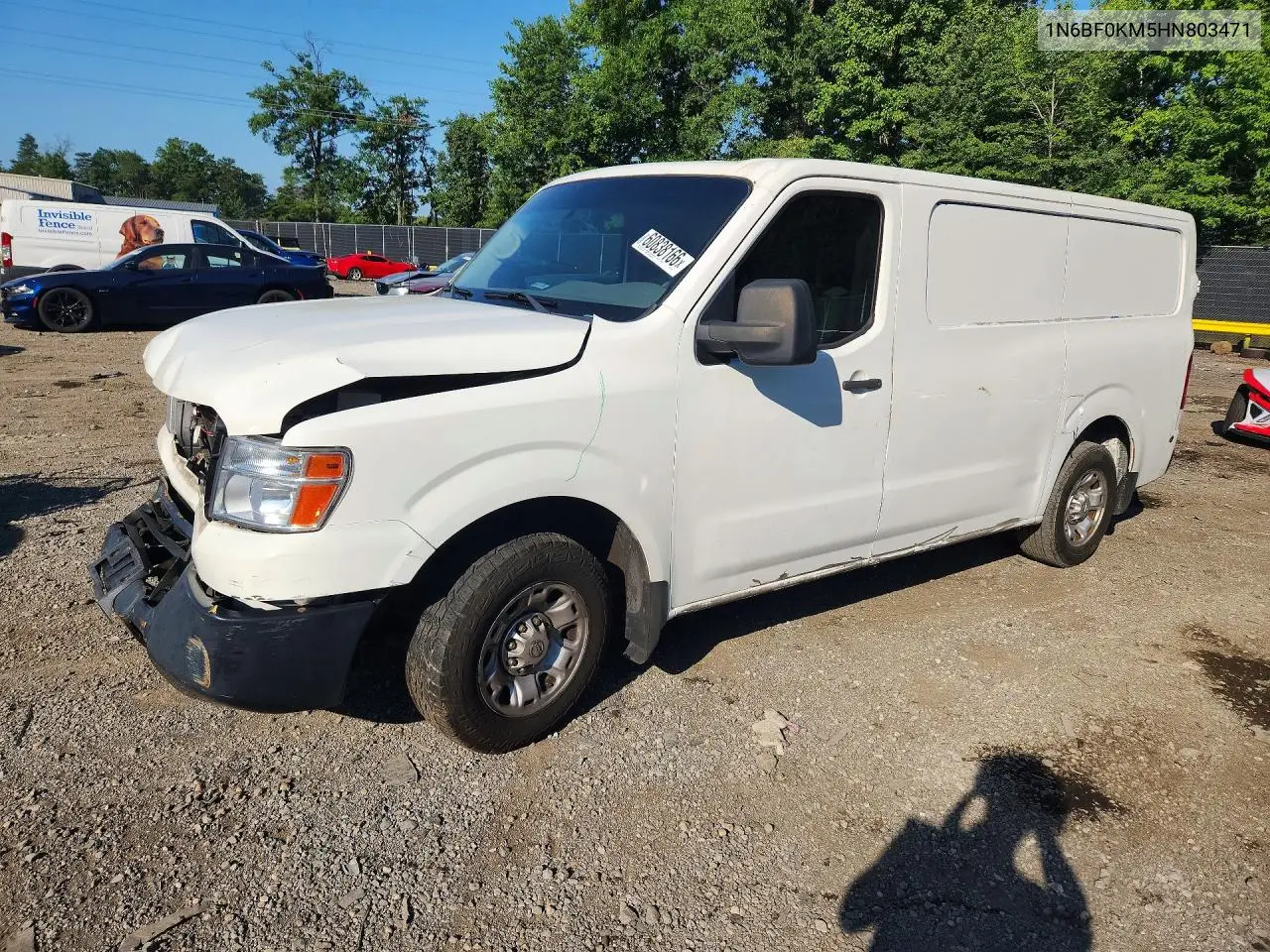2017 Nissan Nv 1500 Delivery Van VIN: 1N6BF0KM5HN803471 Lot: 60838166