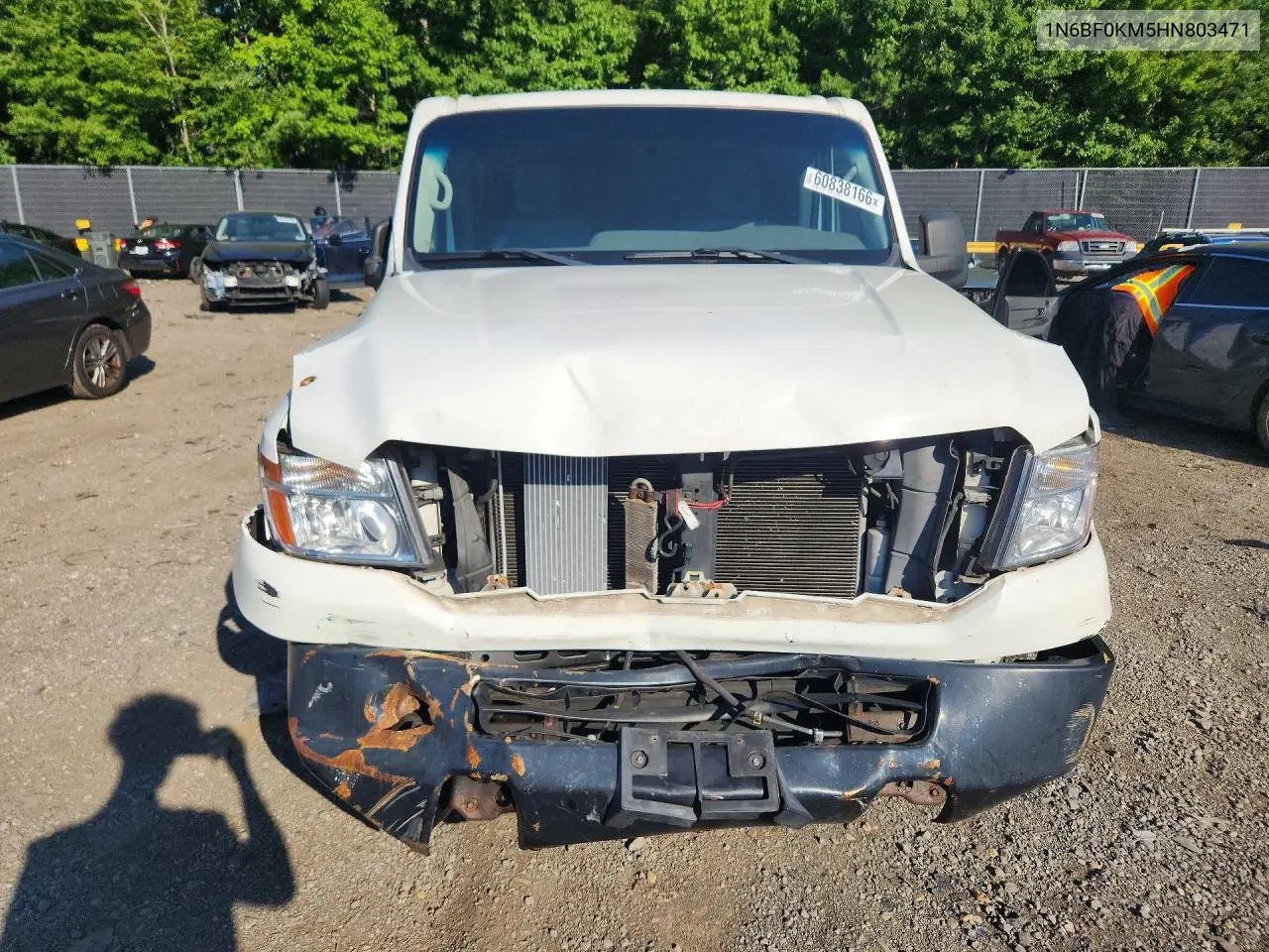 2017 Nissan Nv 1500 Delivery Van VIN: 1N6BF0KM5HN803471 Lot: 60838166
