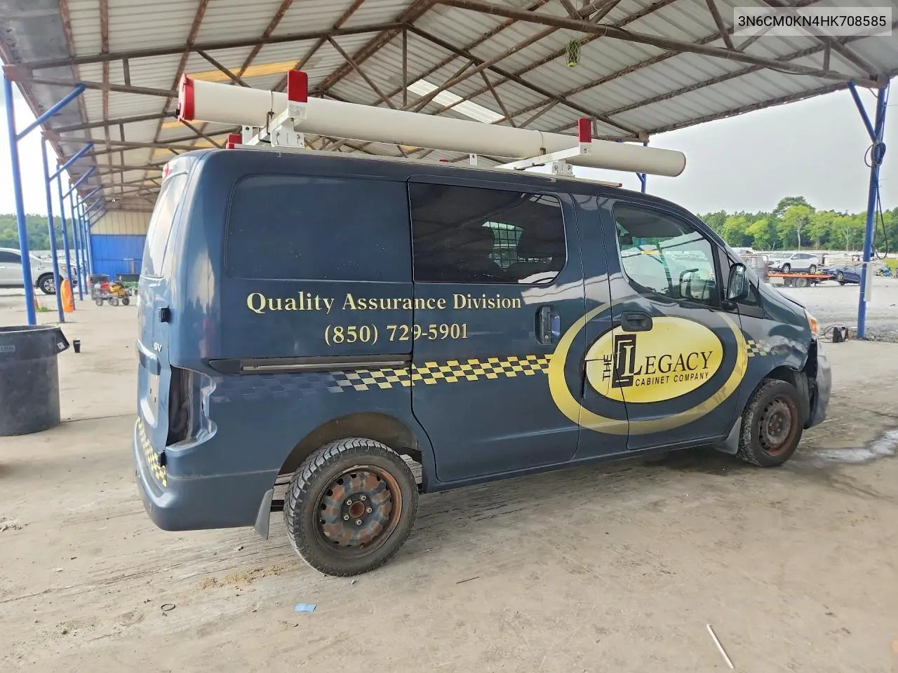 2017 Nissan Nv200 Sv VIN: 3N6CM0KN4HK708585 Lot: 61500856