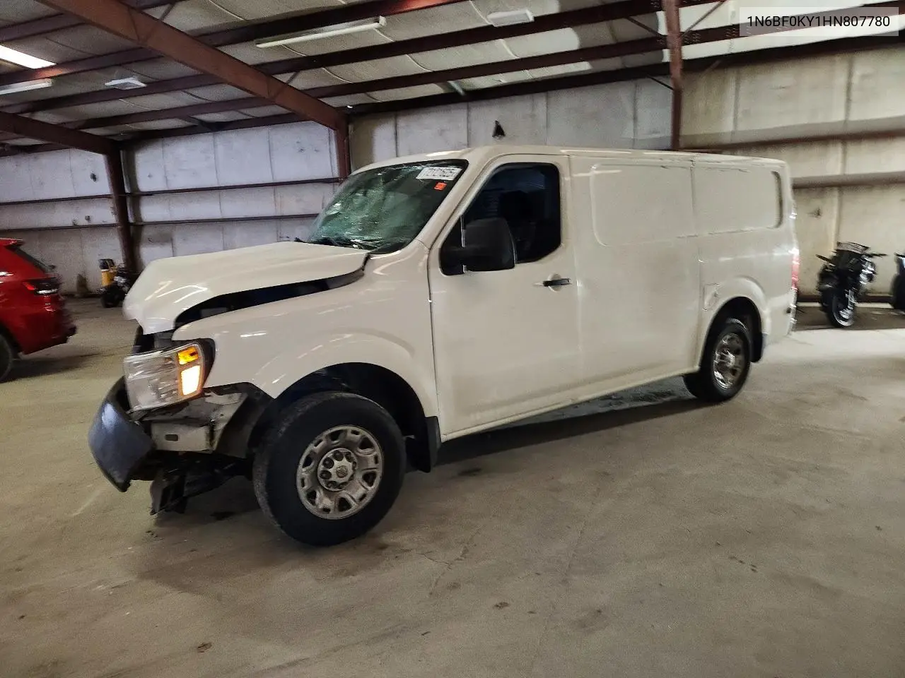 2017 Nissan Nv 1500 Delivery Van VIN: 1N6BF0KY1HN807780 Lot: 72121625