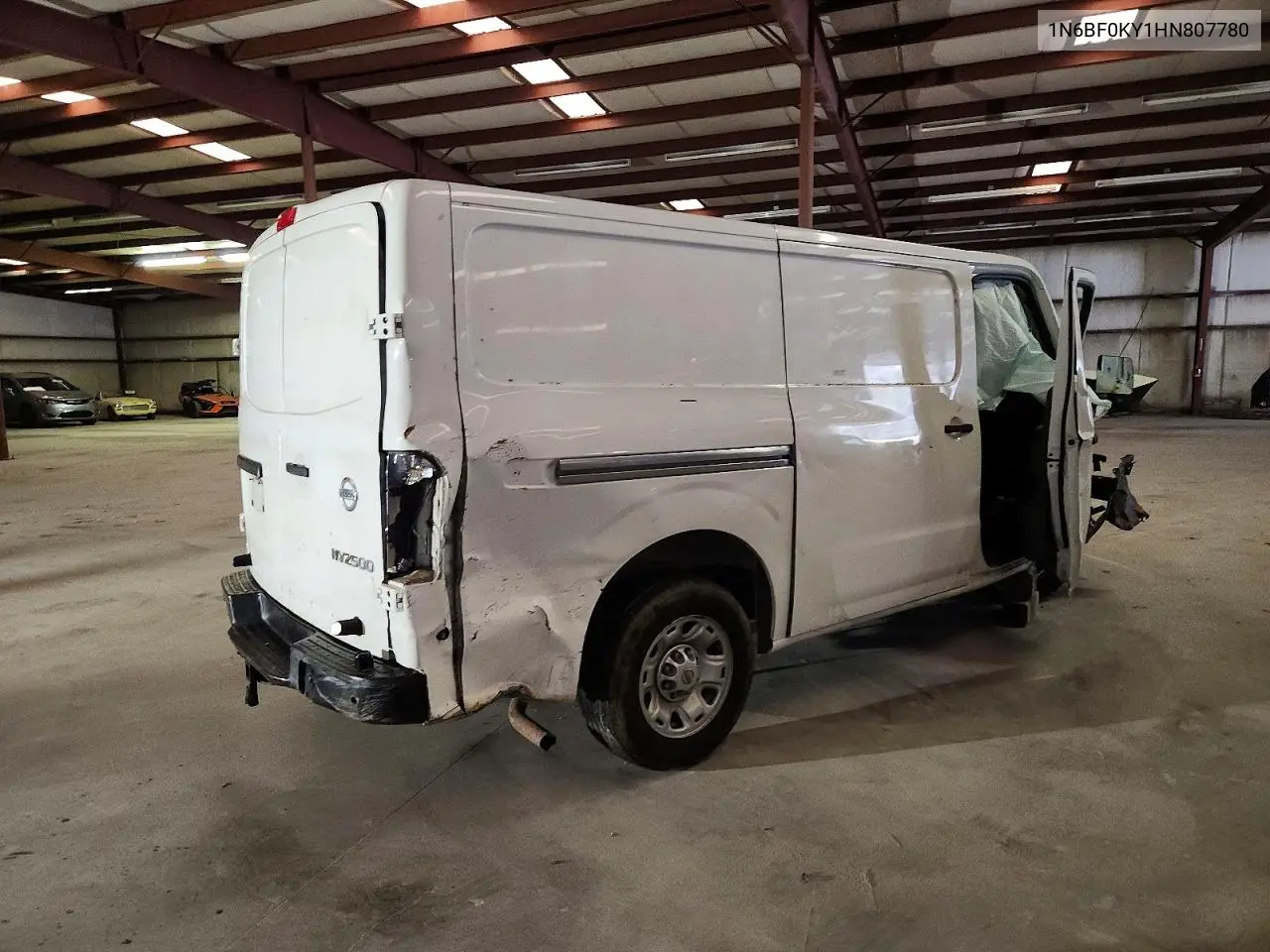 2017 Nissan Nv 1500 Delivery Van VIN: 1N6BF0KY1HN807780 Lot: 72121625