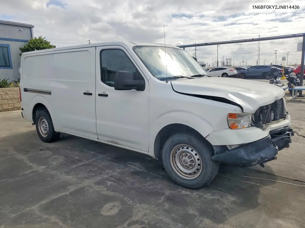 2018 Nissan Nv 2500 Delivery Van VIN: 1N6BF0KY2JN814436 Lot: 52916356