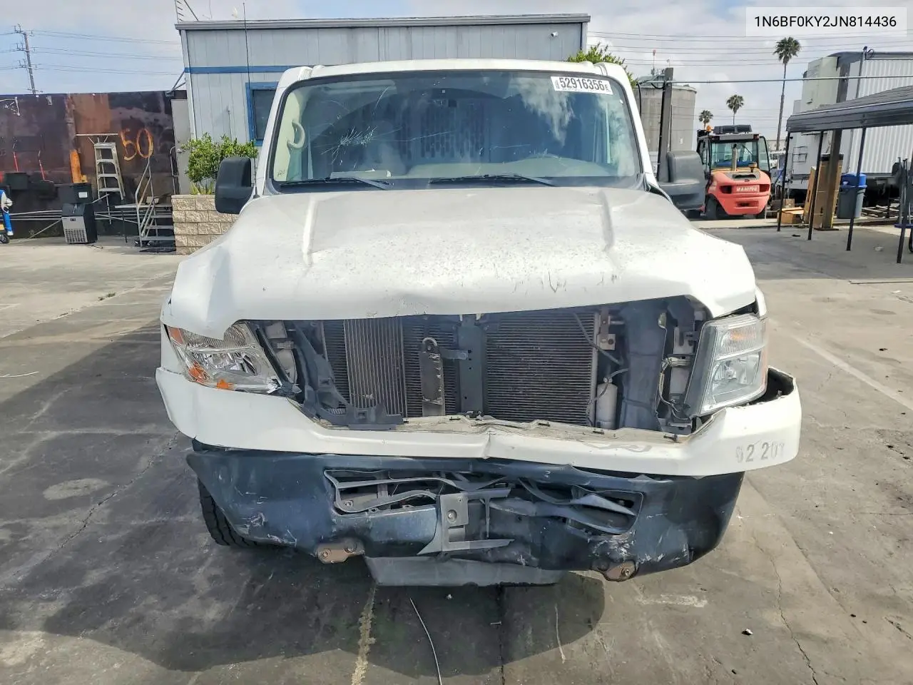 2018 Nissan Nv 2500 Delivery Van VIN: 1N6BF0KY2JN814436 Lot: 52916356