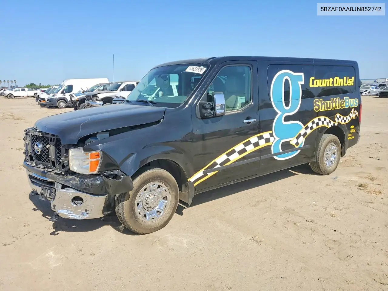 2018 Nissan Nv 3500 Hd Sl VIN: 5BZAF0AA8JN852742 Lot: 53831926