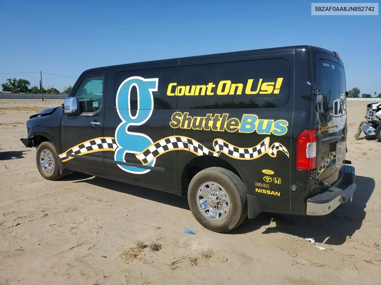 2018 Nissan Nv 3500 Hd Sl VIN: 5BZAF0AA8JN852742 Lot: 53831926