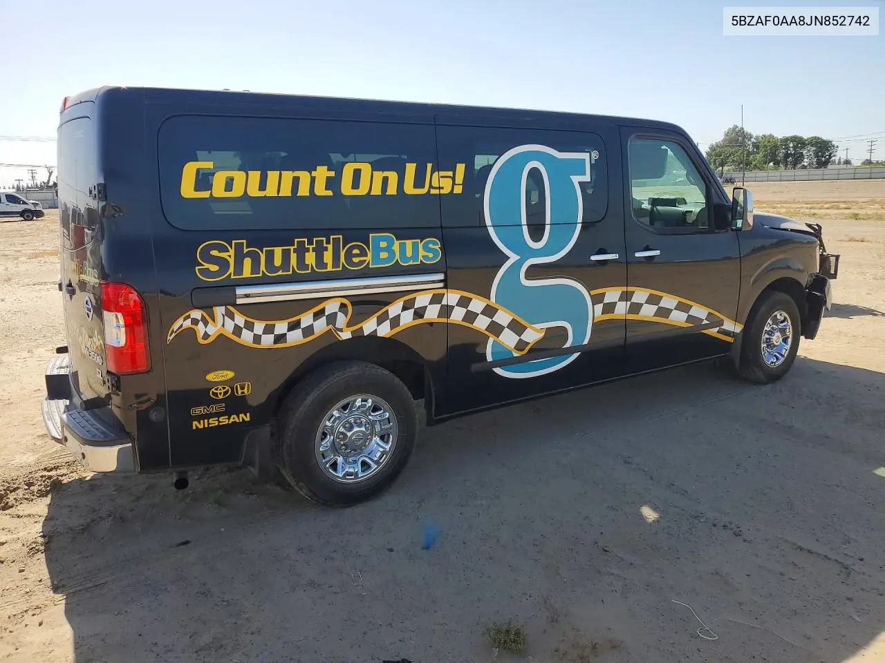 2018 Nissan Nv 3500 Hd Sl VIN: 5BZAF0AA8JN852742 Lot: 53831926