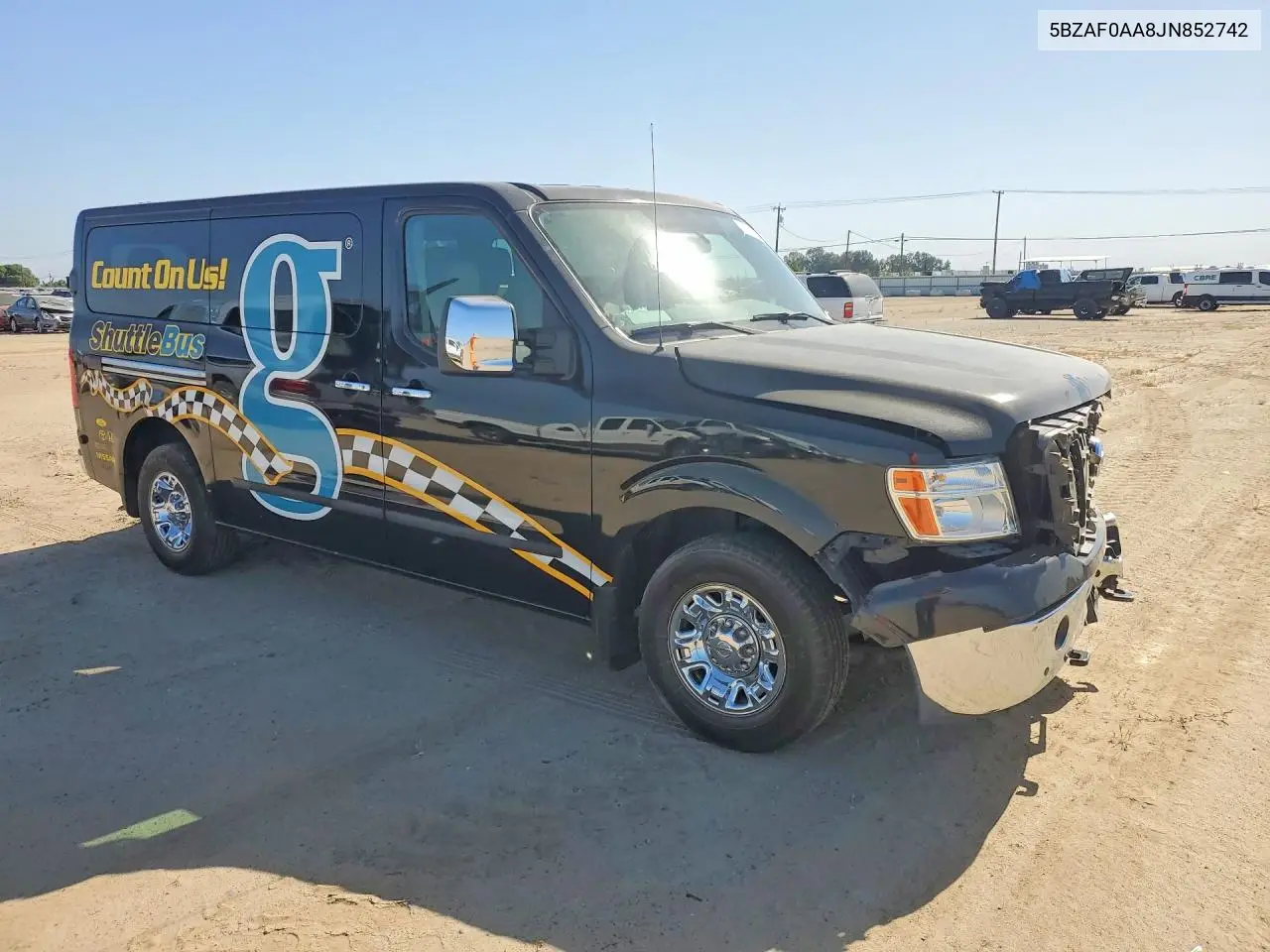 2018 Nissan Nv 3500 Hd Sl VIN: 5BZAF0AA8JN852742 Lot: 53831926