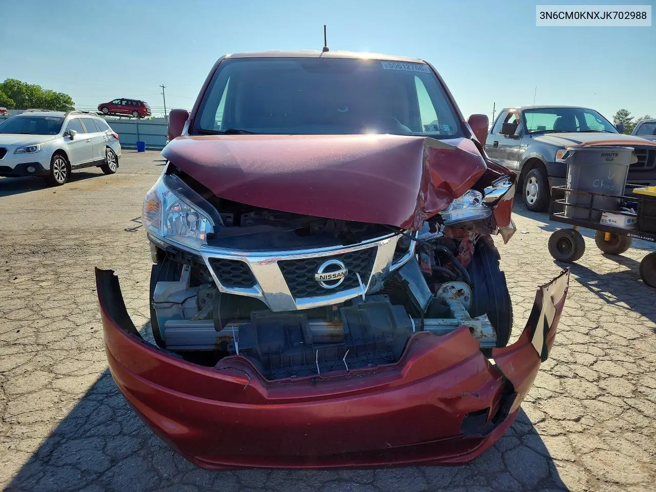 2018 Nissan Nv200 Sv VIN: 3N6CM0KNXJK702988 Lot: 55612766
