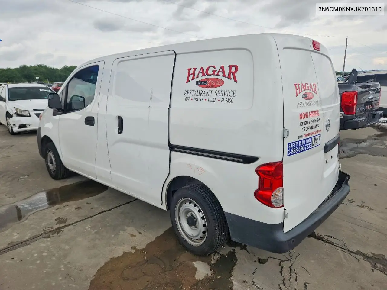 2018 Nissan Nv200 Delivery Van VIN: 3N6CM0KNXJK701310 Lot: 56168146
